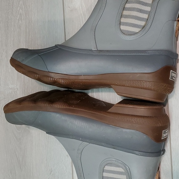 Sperry Womens Saltwater Syren Duck Rubber Waterproof Ankle Booties shoes 8.5 - Picture 10 of 15